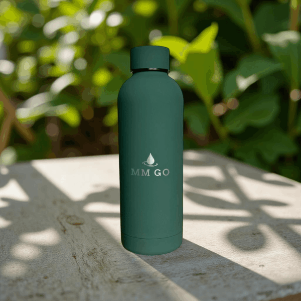 Zöld hőtartó kulacs – 500 ml, rozsdamentes acél, BPA-mentes - Image 2
