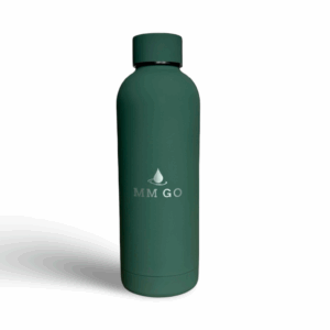 Zöld hőtartó kulacs – 500 ml, rozsdamentes acél, BPA-mentes